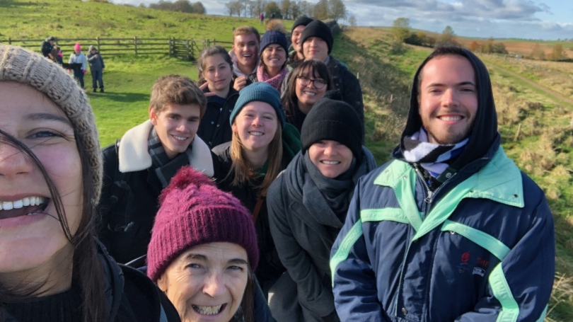 Dartmouth students in the Italian countryside FSP 2019